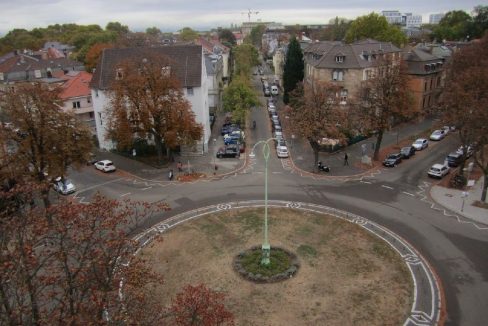 Blick auf den Charlottenplatz