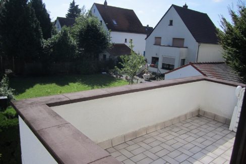 Balkon zur Rückseite