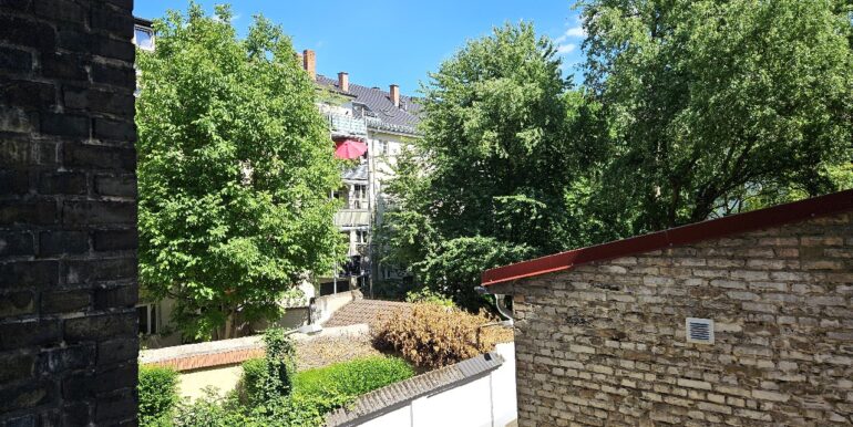 Blick vom Balkon